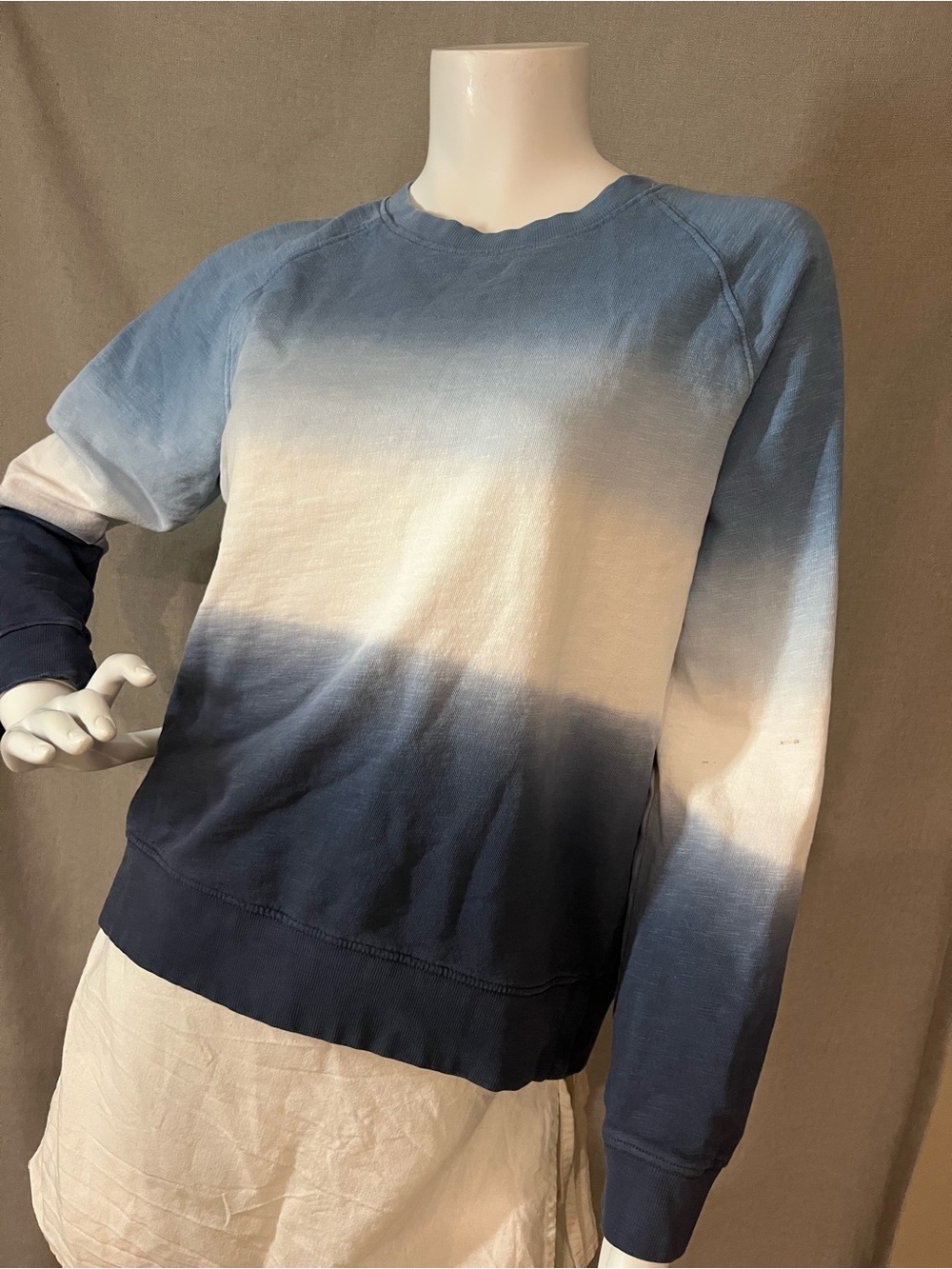 Northern Reflections Ombré Blue Terry Sweatshirt